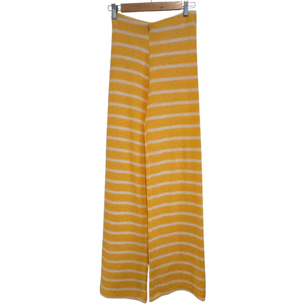 Zara Knitted Striped Coverup Pant